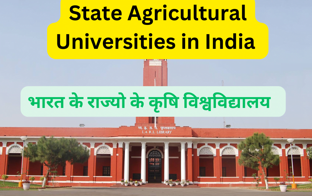 State agricultural universities in india