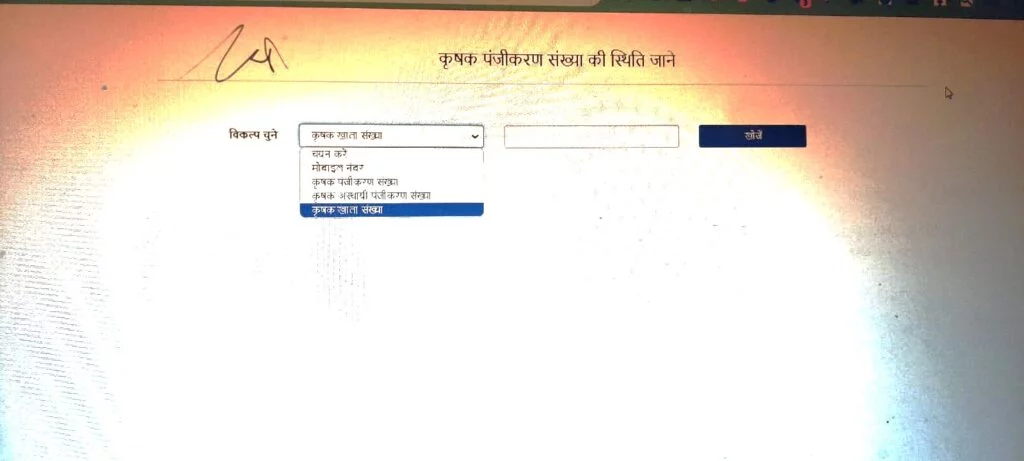 Search by mobile or bank account