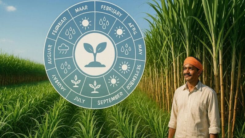 गन्ने की खेती का कैलेंडर