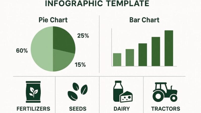 बजट 2026-27 में कृषि विभाग और खाद सब्सिडी का तुलनात्मक चार्ट।
