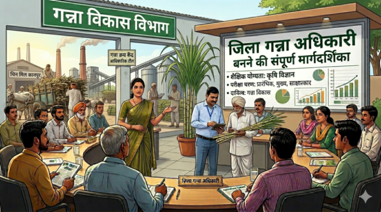 ला गन्ना अधिकारी कैसे बनें: योग्यता कृषि विज्ञान और चीनी मिल प्रबंधन की संपूर्ण जानकारी